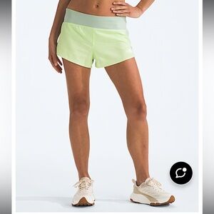 The North Face women’s summer light running shorts 2.5”, size S